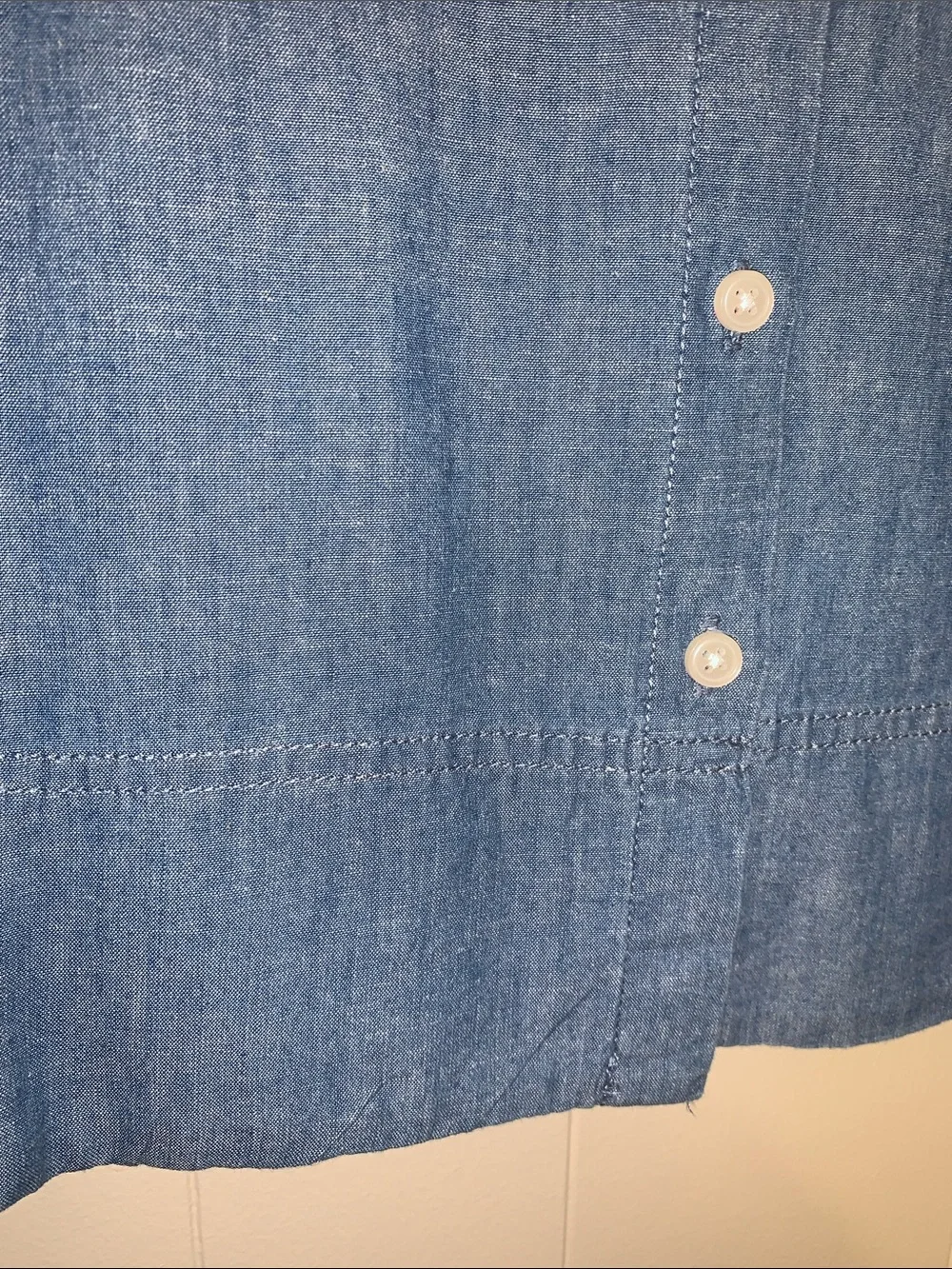 J. Crew Light Blue Chambray Button-Down Shirt